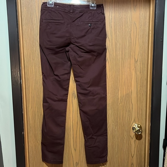 American Eagle men’s 28x34 Maroon Dress Pants - Picture 4 of 8